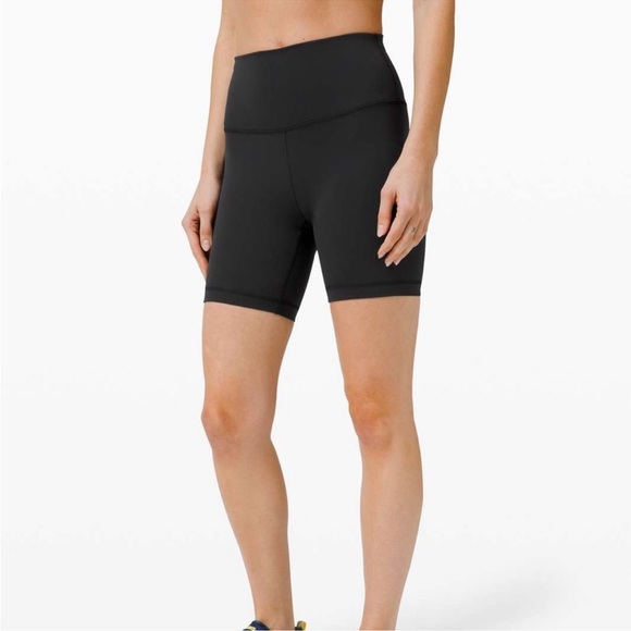 Lululemon Wunder Train High-Rise Short 6" Black - Picture 1 of 7